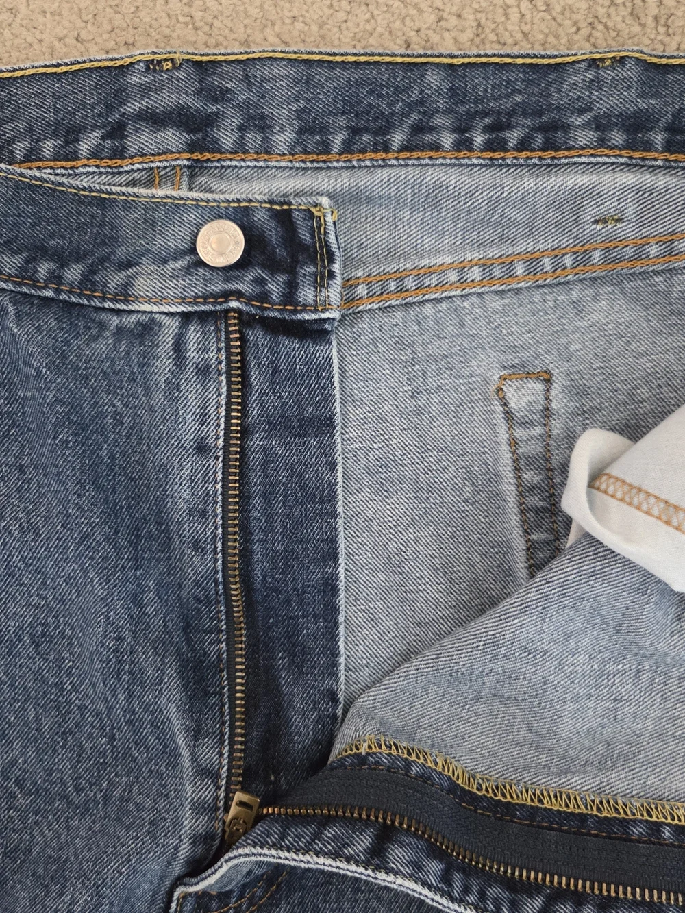 Vintage Levi's 505 Blue Classic Relaxed Jeans Men's 44 x 30